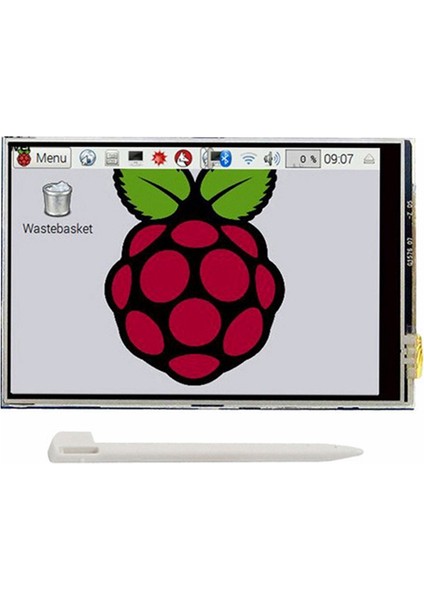 Raspberry Pi 4 B Için 3,5 Inç Tft LCD Kontak Ekranı 320X480 Çözünürlük Abs Kasa + Dokunmatik Kalem (Yurt Dışından)