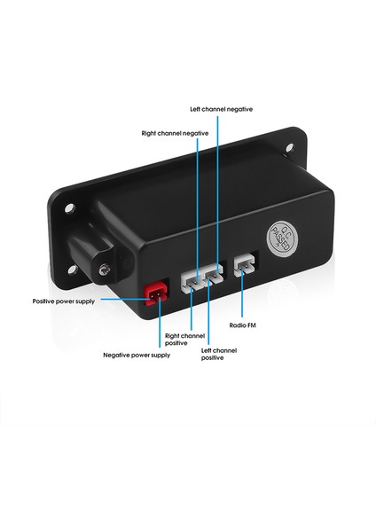 Bluetooth 5.0 Mp3 Çalar 2*3W Dekoder Kurulu Hoparlör Araba Fm Radyo Modülü (Yurt Dışından)