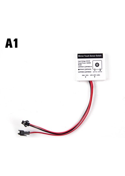 12V 5A Banyo Makyaj Aynası LED Işık Dokunmatik Anahtarı Ayna Karartma Sensörü Karşılaşması (Yurt Dışından)
