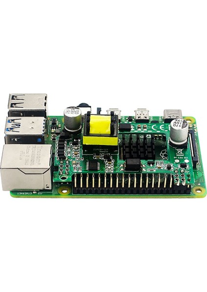 Raspberry Pi 4 Model B/3b+-1 Için Poe Şapka * Poe Yeşil Modül-Yeşil (Yurt Dışından)