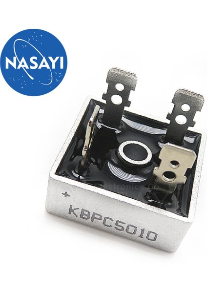 5 Adet Tek Fazlı Doğrultucu Köprü 50A1000V Kare Köprü KBPC5010 Köprü Yığını (Yurt Dışından)