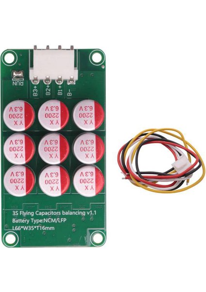 1pcs 3s Aktif Ekolayzır Dengeleyici Lifepo4 / Lipo Bms Kartı (Yurt Dışından)