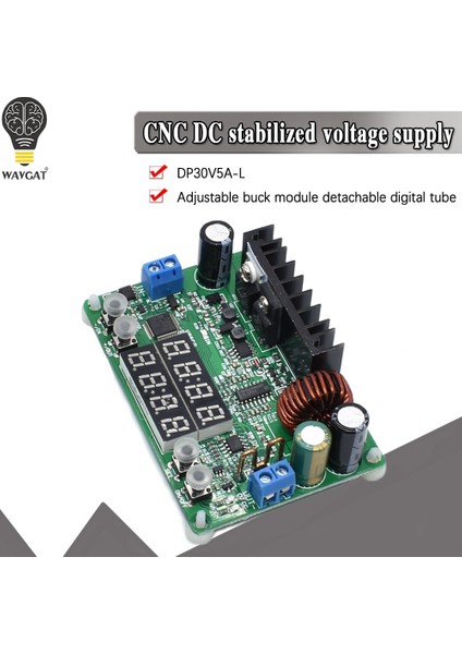 DP30V5A-L Sabit Gerilim Akımı Kademeli Programlanabilir Besleme Modülü Kovası Gerilim Dönüştürücü Regülatör LED Ekran (Yurt Dışından)