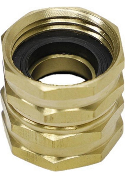 Bahçe Hortumu Konnektörleri Musluk Konektörü Bahçe Hortumu Fişi ve 3/4 Inç Su Bağlantısı Dişli Çift Eklemli Bahçe Kauçuk Conta Bağlantı Parçaları (Yurt Dışından)