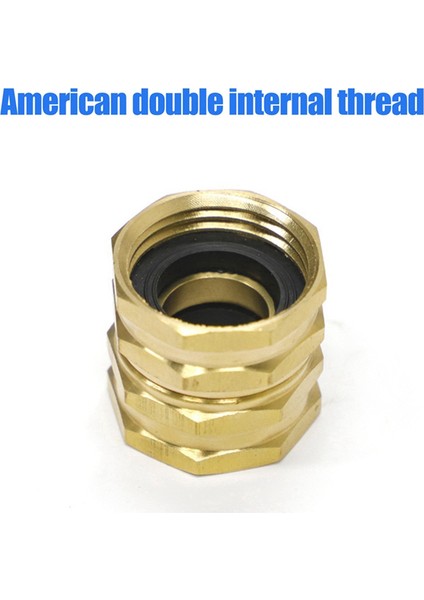 Bahçe Hortumu Konnektörleri Musluk Konektörü Bahçe Hortumu Fişi ve 3/4 Inç Su Bağlantısı Dişli Çift Eklemli Bahçe Kauçuk Conta Bağlantı Parçaları (Yurt Dışından) fiyatları