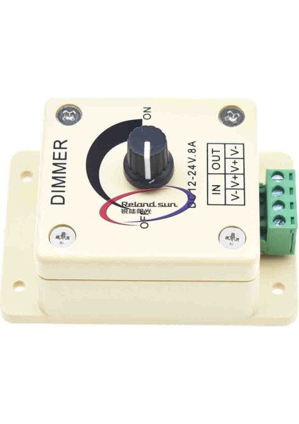 LED Dimmer Anahtarı Dc 12V 24V 8A Ayarlanabilir Parlaklık Lamba Ampul Şerit Sürücü Tek Renkli Işık Kaynağı Kontrol Cihazı (Yurt Dışından)