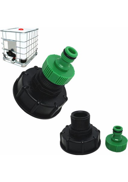 Ibc Tankı Adaptörü Ibc Adaptörü Su Musluğu Konnektörleri Bahçe Su Deposu Adaptörü Güneş Işığı Süper Mağaza (Yurt Dışından)