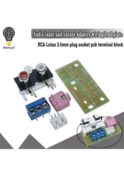 Dıy Kiti Ses Anahtarlama Paneli Rca Amplifikatör Kiti Elektronik Için 3.5mm Ses Giriş Bloğu (Yurt Dışından) fiyatları