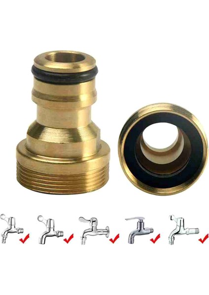 Dış Musluk Bağlantısı Pirinç 3/4” ve 1/2” Pirinç Adaptör Dişli Redüktör Hortum Boru Güneş Işığı Süper Mağaza (Yurt Dışından)
