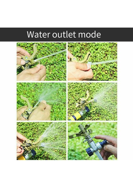 Su Yağmurlama Bahçe Çim Impulse Metal Spike Çim Hortumu 360 Derece Katman (Yurt Dışından) modelleri