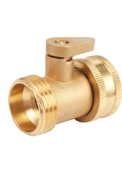 2x 3/4 Inç Bahçe Hortumu Su Borusu Konektörü Pirinç Vana Musluk Musluklar Splitter Kapatma Anahtarı ile (Yurt Dışından) indirimleri