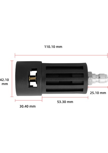 Uyumlu Basınçlı Yıkama Adaptörü, Karcher Elektrikli Yıkama Aksesuarı Için Yedek, 1/4 Inç Hızlı Bağlantı (Yurt Dışından)
