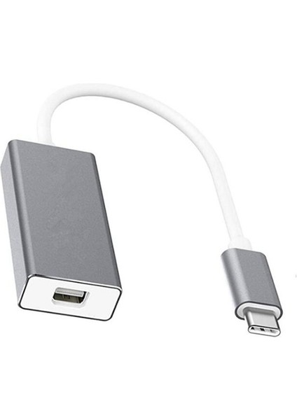 Macbook Için Usb3.1 Tip C - Mini Dp 4K x 2k 10GBPS Mini Kablo (Yurt Dışından)