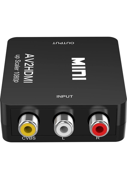 【en Iyi】rca'dan Hdmiav'a HDMI CONVERTER1080P Mini Rca Cvbs Video Ses Dönüştürücü Adaptör Pal/ntsc Tv/pc/ps3/stb/xbox Vhs Için (Yurt Dışından) fırsatları