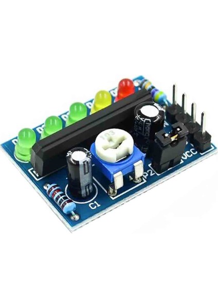 Dc 3.5V-16V KA2284 Ses Gerilim Seviyesi Göstergesi Pil Kapasitesi Göstergesi Kırmızı Yeşil Voltmetre Ses Vu Metre Için LED (Yurt Dışından)