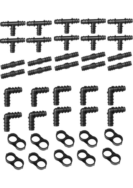 1/2 Inç Boru Dikenli Konnektörler Için Sulama Bağlantı Parçaları Kiti (Rain Bird 16MM .520 Id) Damlama Veya Yağmurlama Sistemleri (Yurt Dışından)