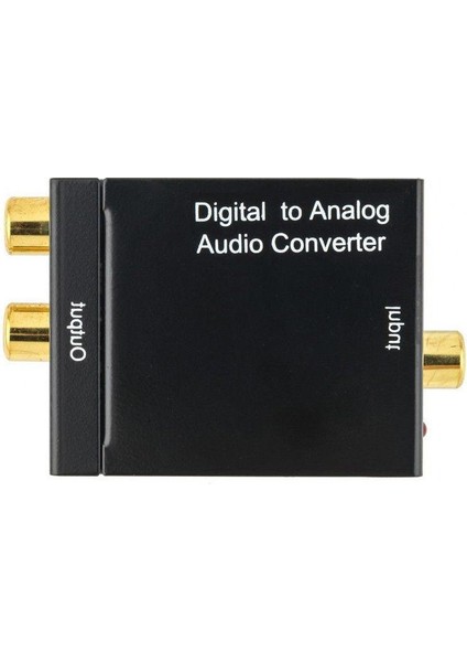 Poplikdfr Dijital Optik Koaksiyel - Analog Rca L/r Ses Dönüştürücü Adaptör, Fiber Kablo ve USB Kablosu ve Ana Bilgisayar ile (Yurt Dışından)