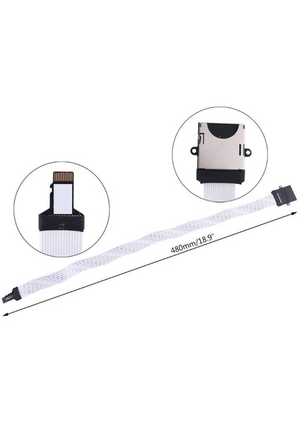 Sd Kart Dişi Tf Mikro Sd Erkek Esnek Hafıza Kartı Uzatma Kablosu Okuyucu Tf Microsd Uzatma Adaptör Kablosu (Yurt Dışından) modelleri