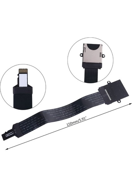 Sd Kart Dişi Tf Mikro Sd Erkek Esnek Hafıza Kartı Uzatma Kablosu Okuyucu Tf Microsd Uzatma Adaptör Kablosu (Yurt Dışından) indirimleri