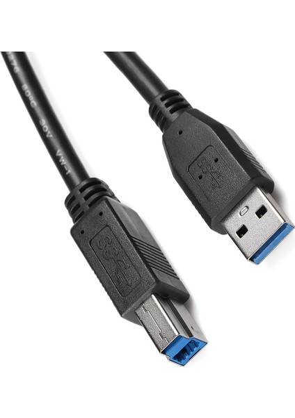 Doonjıey Yazıcı Tarayıcı Için Yüksek Hızlı USB 3.0 Tip A'dan B'ye Hub Bağlantı Kablosu (Yurt Dışından)