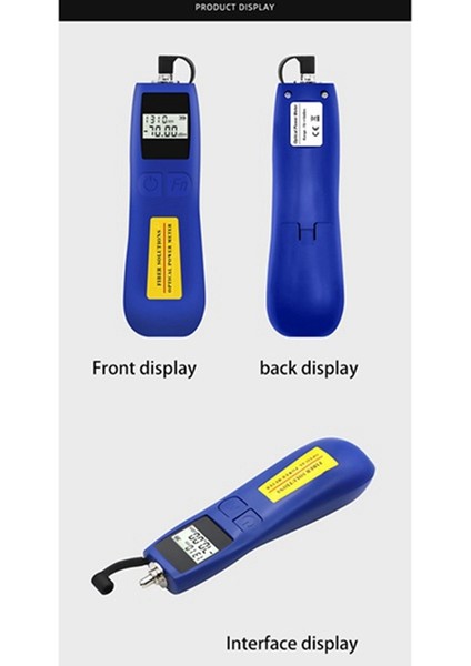Dalgaboyu Mini Optik Metre Test Cihazı-50 Ila 26 Optik Fiber Test Cihazı Optik Çalışma Hızı Ölçer El Ftth (Yurt Dışından) fırsatları