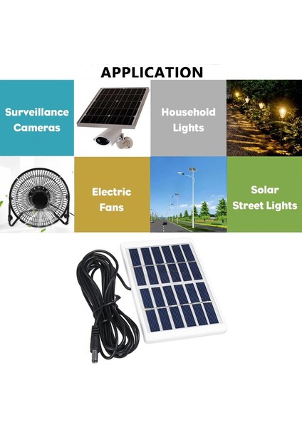 3m Kablolu Geleneksel 5W 6V Güneş Paneli Güneş Enerjisi Güneş Enerjisi Paneli Polisilikon (Yurt Dışından) fırsatları