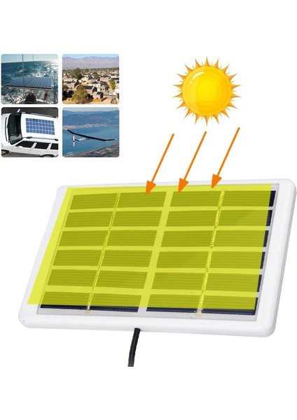 3m Kablolu Geleneksel 5W 6V Güneş Paneli Güneş Enerjisi Güneş Enerjisi Paneli Polisilikon (Yurt Dışından) indirimleri