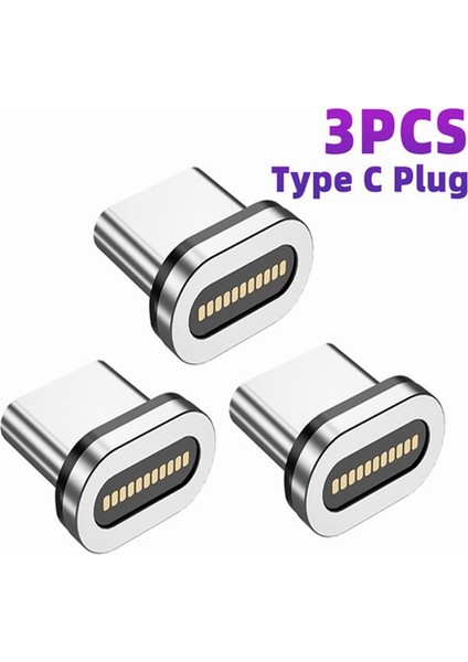 Adet 11PIN Oval Manyetik Ipuçları Manyetik Kablo C Tipi Mikro USB Mıknatıs Yedek Parçalar Cep Telefonu Toz Fiş Adaptörü (Yurt Dışından)