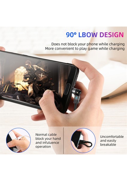 Lovebay 540° Döndür Manyetik Telefon Kablosu Mikro USB C Tipi Şarj Cihazı Mıknatıs Şarj Cihazı Mikro Kablo Cep Telefonu USB Магнитная Kablosu (Yurt Dışından) fiyatları