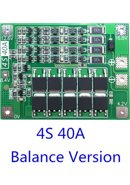 4s 40A Aktif Ekolayzer Dengeleyici 18650 Lifepo4 Lityum Pil Koruma Levhası Bms Kurulu Enerji Iletim Kartı (Yurt Dışından)