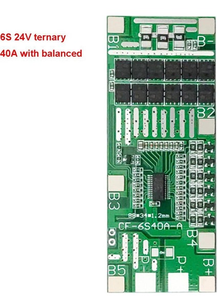 6s 20A 40A Li-Ion Lityum Pil Şarj Cihazı Koruma Levhası 18650 Bms Matkap Motoru Için 24V Geliştirme/denge (Yurt Dışından)