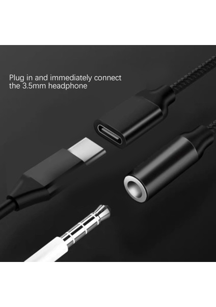 2'si 1 Arada Tip C - 3,5 mm Kulaklık ve Şarj Adaptörü USB C - Aux Ses Jakı Yüksek Çözünürlüklü Dac ve Hızlı Şarj Kablosu (Yurt Dışından) indirimleri