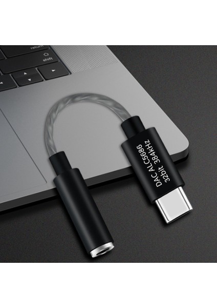 USB Tip C - 3.5mm Kulaklık Jakı Dac Adaptörü 32BIT 384KHZ Tek ALC5686 USB - 3.5mm Samsung Akıllı Telefon Için (Yurt Dışından) fırsatları