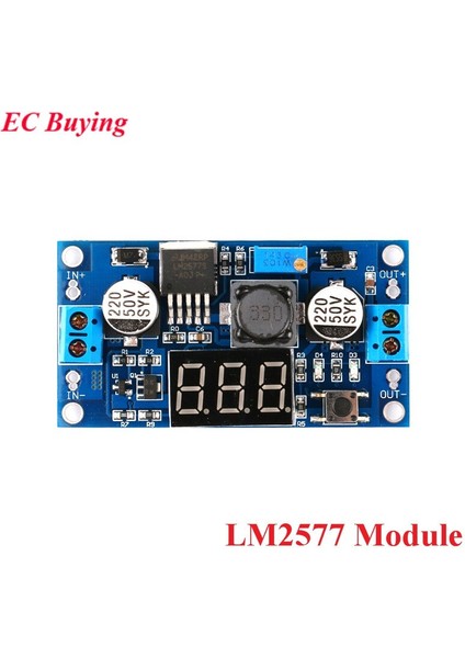 LM2577 Dc-Dc Boost Yükseltme Modülü Yükseltme Dönüştürücü Dijital Voltmetre Ekran Gerilim Ölçer Güç Modülü 3A Çıkış XL6009 (Yurt Dışından) fiyatları