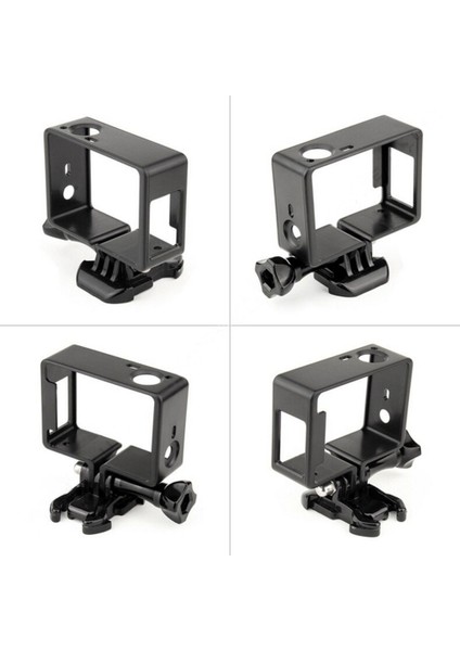 Gopro Hero 3 Hero 3+ Hero 4 Siyah Için Standart Çerçeve Kenar Muhafaza Kutusu Montajı (Yurt Dışından)