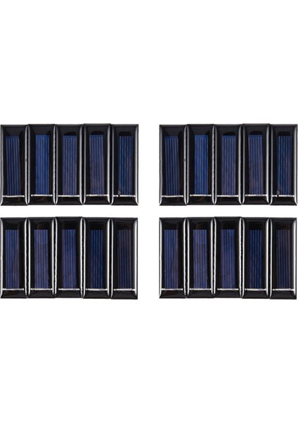 10 Adet Mini Güneş Paneli 0.5V 100MA Güneş Pilleri Fotovoltaik Paneller (Yurt Dışından)