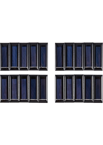 10 Adet Mini Güneş Paneli 0.5V 100MA Güneş Pilleri Fotovoltaik Paneller (Yurt Dışından)
