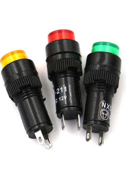 LED Pilot Paneli Gösterge Sinyali Uyarı Işığı Lambası Ac/dc 10MM (Yurt Dışından) indirimleri