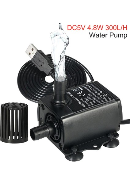 Çeşme Stili Için USB Dc Fırçasız Pompa DC5V 4.8W: QR50B (Yurt Dışından)