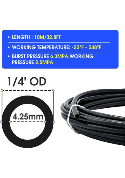 1/4 Inç Slip-Lock Misting Nozulları Kiti Patio Misting Için Sis Nozulları (Yurt Dışından)