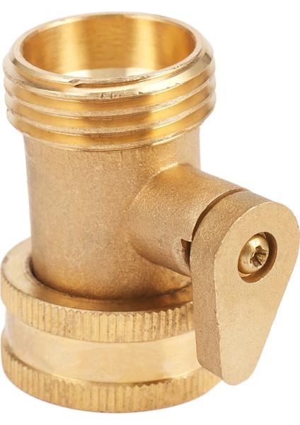 3/4 Inç Bahçe Hortumu Su Borusu Konektörü Pirinç Vana Musluk Musluklar Splitter Kapatma Anahtarı ile (Yurt Dışından) fırsatları
