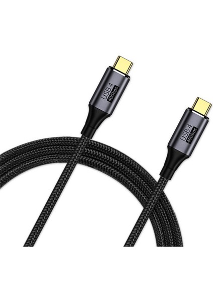 Usb4.0 40GBPS USB C'den Tip C'ye 8K@60Hz Veri Kablosu Pd 100W 5A, 1m (Yurt Dışından)