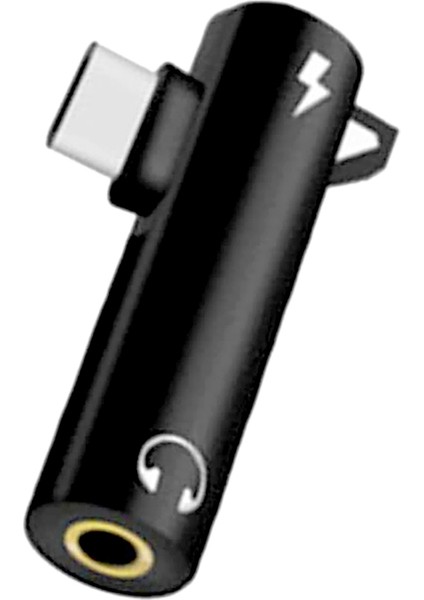 Tipi Ses Adaptörü Kanca Çağrı Müzik Şarjı 2'si 1 Arada 3,5 mm Yuvarlak Delikli Kulaklık Dönüştürücü (Yurt Dışından) indirimleri