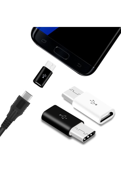 Mikro Usb-C Tip-C USB 3.1 Veri Şarj Adaptörü Samsung Akıllı Telefon Aksesuarları 2021 Için Kullanışlı Genel Konektör (Yurt Dışından)