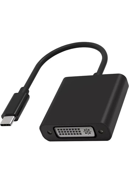 Usb3.1 Tip C Erkek DVI Kablo Dönüştürücü Tip C Dizüstü Bilgisayar Monitörü Için Genişletilmiş Adaptör Kablosu Konektörü (Yurt Dışından)