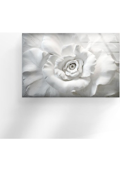 3D Gül Temperli Cam Duvar Tablosu fiyatları