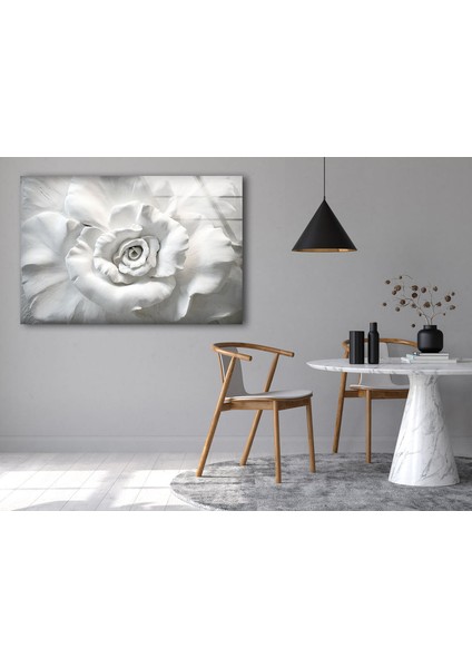3D Gül Temperli Cam Duvar Tablosu fırsatları