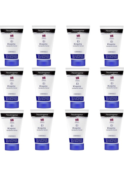 Norveç Formülü Parfümlü El Kremi 50 ml 12 Adet