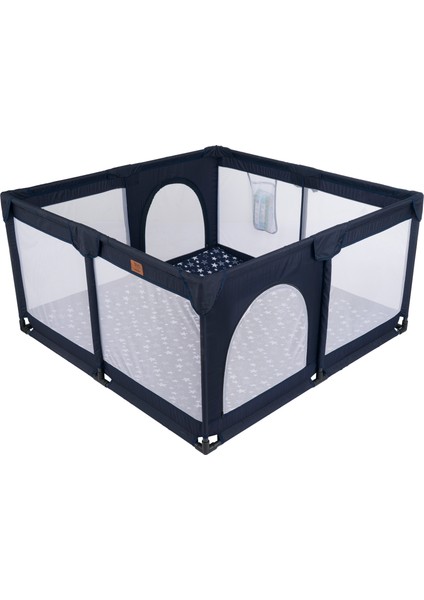 Playard Güvenli Bebek ve Çocuk Oyun Alanı Oyun Parkı 125X125 Oyun Matı ve Topları