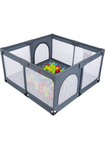 Playard Güvenli Bebek ve Çocuk Oyun Alanı Oyun Parkı 125X125 Oyun Matı ve Topları fiyatları